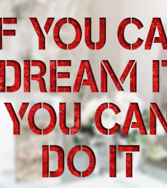 If you can dream it - Mixed Media Installation - 47.2 x 55.1 in
